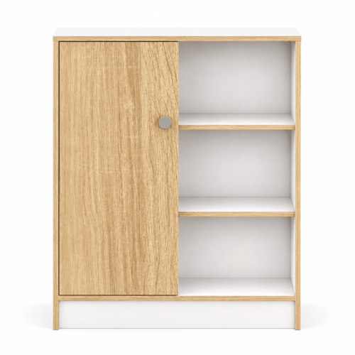 SLSB-01 BOOK CABINET-SONOMA OAK LIGHT SLSB-01 BOOK CABINET-SONOMA OAK LIGHT